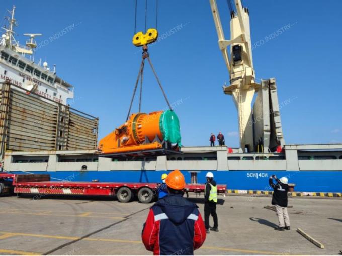 아부 Dhabi(2)에 대한 해양 텔레스코핑 크레인 선적